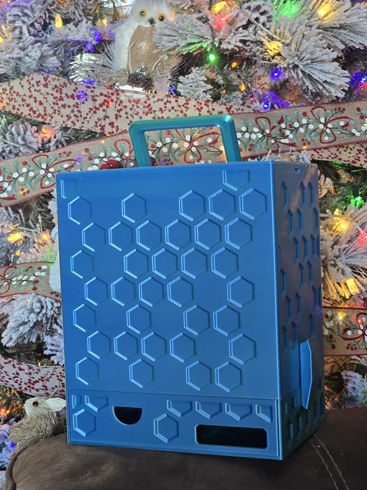 Electric Eel NANO Box and Accessories-Gradient Colors Honeycomb Design