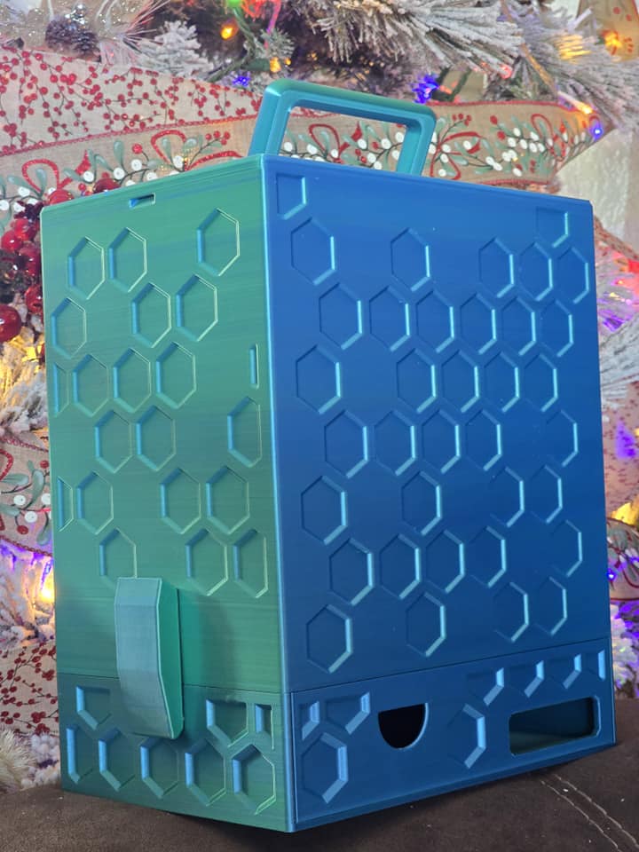 Electric Eel NANO Box and Accessories-Gradient Colors Honeycomb Design