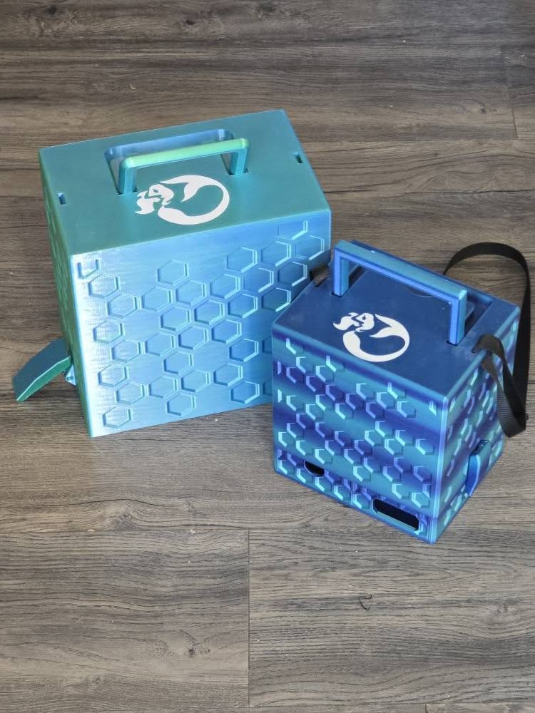 Electric Eel NANO Box and Accessories-Shiny and Sparkly Colors  Honeycomb Design