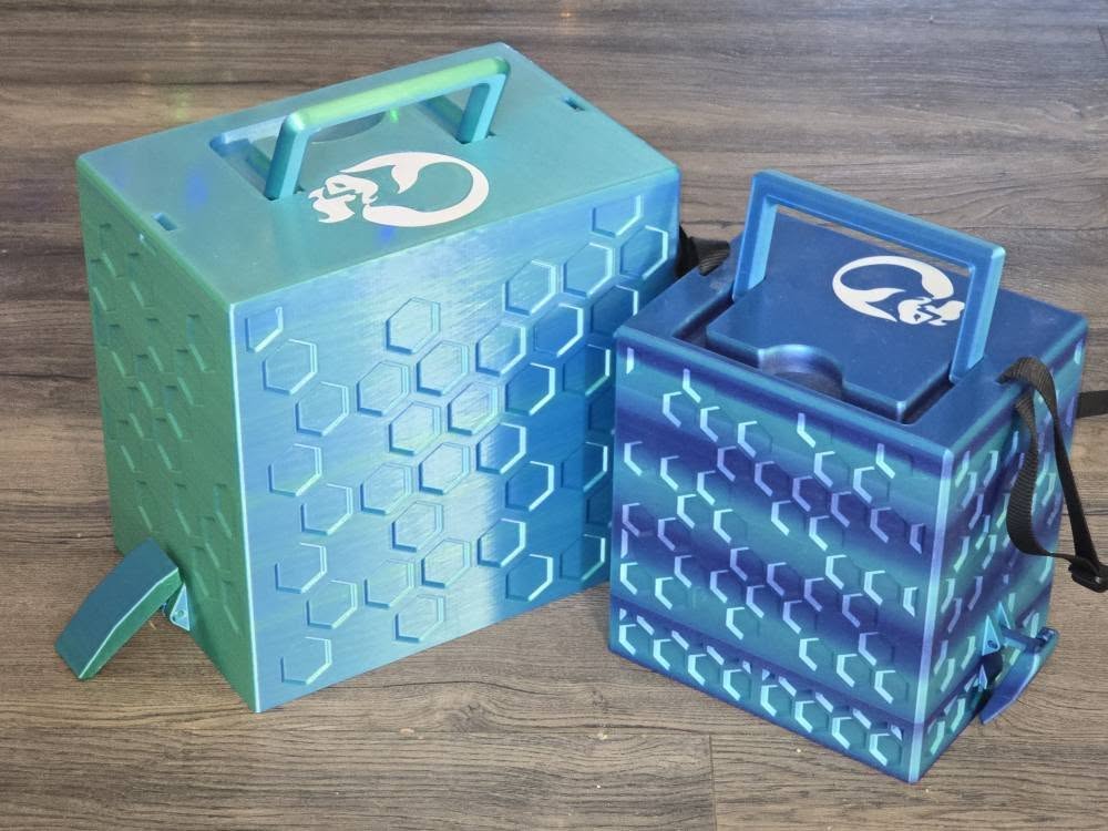 Electric Eel NANO Box and Accessories-Gradient Colors Honeycomb Design