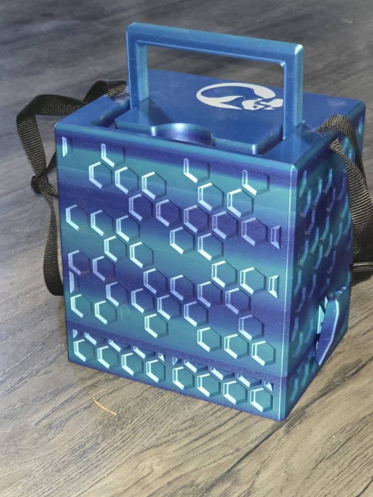 Electric Eel NANO Box and Accessories-Shiny and Sparkly Colors  Honeycomb Design