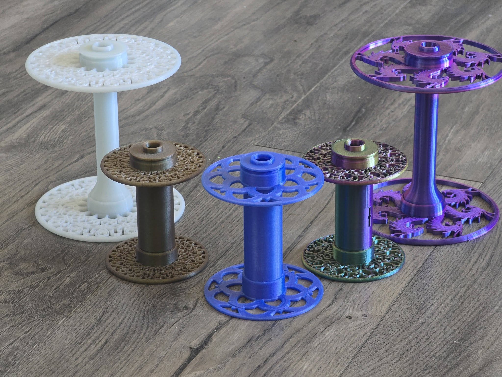 EEW FOLD Bobbins- Filigree, Tulip, Starbust, Stained Glass