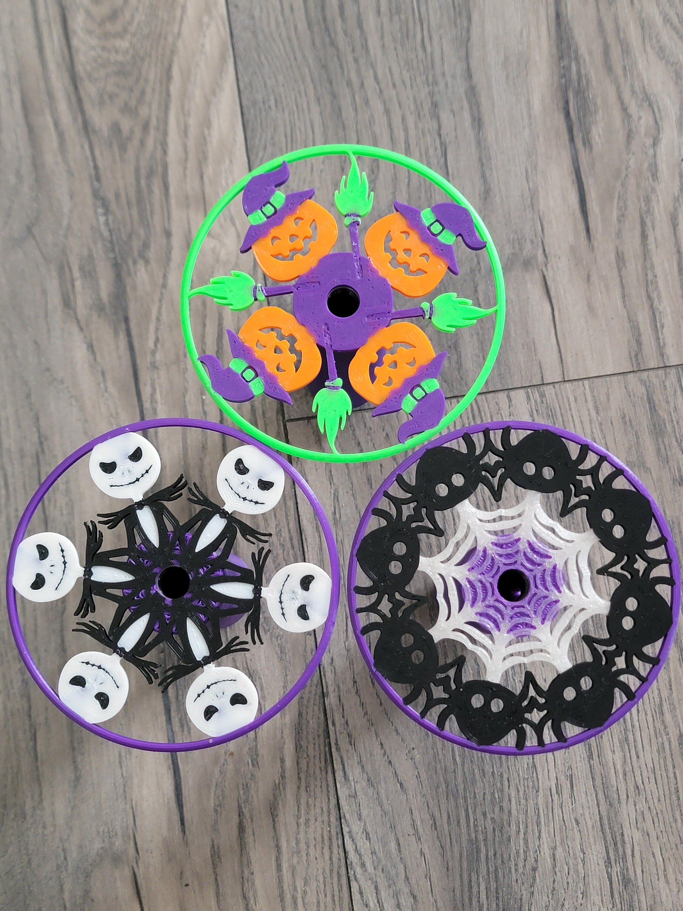 Electric Eel 6 and Nano, Halloween Bobbins, Pumpkin, Witches, Black Widow